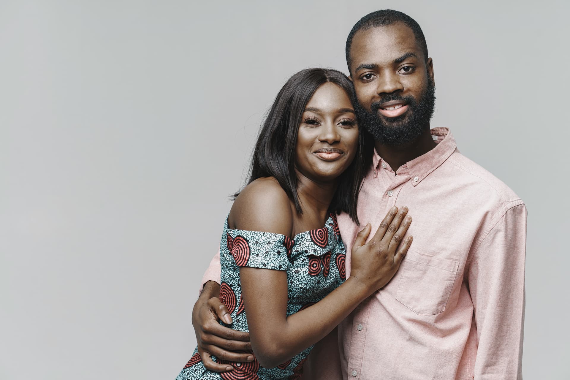 Kwame and Efua at their wedding
